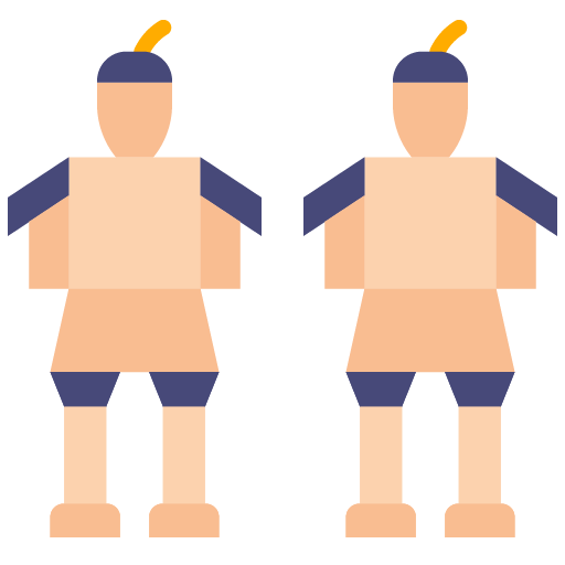 Guerreros de Terracota. Diseño tipo icono.