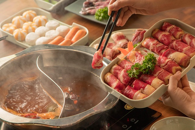 Comida hotpot de China